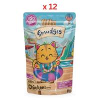 Aloha Smudges Chicken Kitten wet Food In Gravy 85g (Pack Of 12)