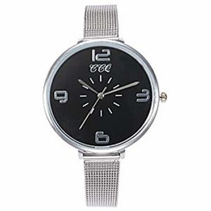 CCQ Casual Quartz Stainless Steel Band New Strap Watch Analog Wrist Watch (Black) Lightinthebox