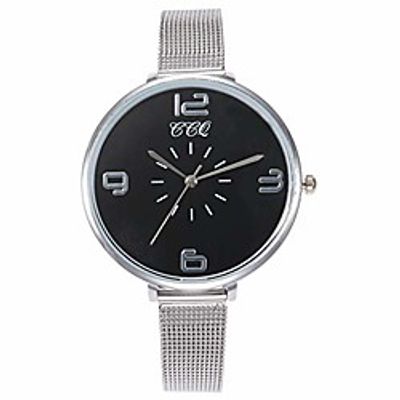 CCQ Casual Quartz Stainless Steel Band New Strap Watch Analog Wrist Watch (Black) Lightinthebox