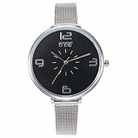 CCQ Casual Quartz Stainless Steel Band New Strap Watch Analog Wrist Watch (Black) Lightinthebox - thumbnail