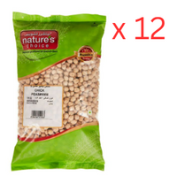 Natures Choice Chick Peas Jumbo, 9 mm, 1 kg Pack Of 12 (UAE Delivery Only)