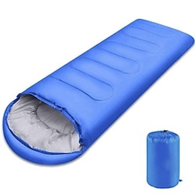 Envelope Sleeping Bag Spring Summer Autumn Winter Outdoor Camping Sleeping Bag Hollow Cotton Adult Sleeping Bag Single Person Sleeping Bag Lightinthebox