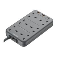 Momax OnePlug 6-Position Plug+1C2A 20W - Space Grey - thumbnail