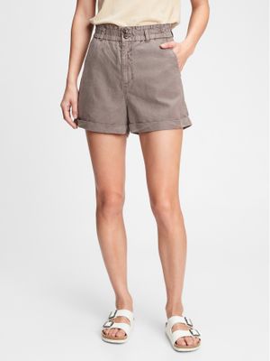 High Rise Paperbag Shorts with Washwell™ High Rise Paperbag Shorts with Washwell™
