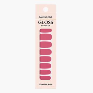 Dashing Diva Gloss Pink Lemonade Gel Nail Strip - Set of 30