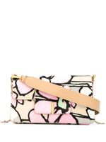 Wandler Georgia geometric print shoulder bag - NEUTRALS