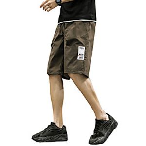 Men's Shorts Sports Leisure Sports Shorts Pants Solid Color Short Classic Coffee miniinthebox