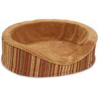 Petmate Aspen Pet Antimicrobial Deluxe 18 Inch Oval Foam Lounger