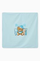 Teddy Bear with Pillow Blanket in Fleece