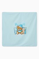 Teddy Bear with Pillow Blanket in Fleece - thumbnail