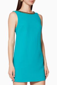 Chain Appliqué Boxy Dress