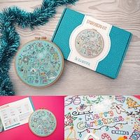24 Days of Advent Hand Embroidery Kit, Advent Craft Kits, Christmas Embroidery Kits, Advent Embroidery Kit, Xmas Needlecraft Kits, Christmas Craft Kits, DIY Christmas Gifts miniinthebox - thumbnail