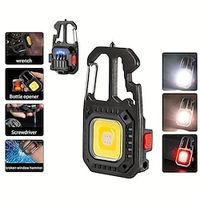 1pc Mini LED Torch, 800 Lumens Portable Work Light, 7 Modes USB Rechargeable Inspection Lights with Screwdriver for Emergency  Repair  Camping Lightinthebox - thumbnail