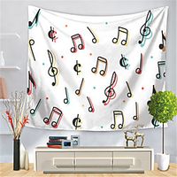 Music Wall Tapestry Art Decor Blanket Curtain Hanging Home Bedroom Living Room Decoration Polyester miniinthebox - thumbnail