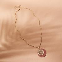Pendant Chain Necklace with Lobster Clasp Closure