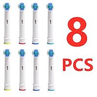 Whitening Electric Toothbrush Replacement Brush Heads Refill For Oral B Toothbrush Heads Wholesale 8Pcs Toothbrush Head Lightinthebox - thumbnail