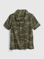 Toddler Print Woven Shirt - thumbnail