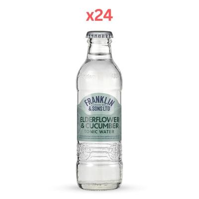 Franklin And Sons Elderflower & Cucumber Tonic Water 200Ml (Pack of 24)