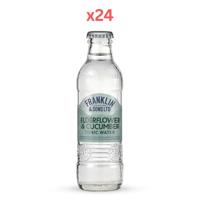 Franklin And Sons Elderflower & Cucumber Tonic Water 200Ml (Pack of 24)