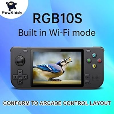 POWKIDDY RGB10S 3.5-Inch IPS OGA Screen Open Source Handheld Game Console RK3326 3D Joystick Trigger Button Children's Gifts Lightinthebox