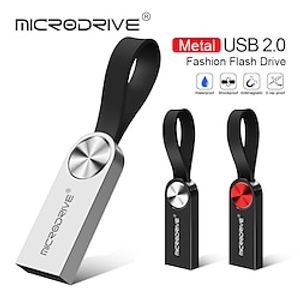 USB Flash Drive 128GB 64GB 32GB pendrive keychain flash drive usb stick 16GB Memory Stick metal Pen Drive Lightinthebox