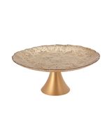 Koopman Xmas Cake Stand Dia28cm Gold