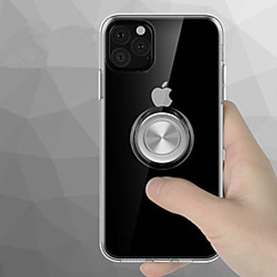 360 Rotation Magnetic Ring Holder Phone Case For iphone 11 Pro / iphone 11 Pro Max / iphone 11 Transparent Silicone Soft TPU Case For iphone XS Max XR XS X 8 Plus 8 7 Plus 7 6 Plus 6 Back Cover Bumper miniinthebox