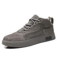 Men's Sneakers Comfort Shoes Skate Shoes Casual Daily Walking Shoes PU Mid-Calf Boots Khaki Gray Fall Spring miniinthebox Men's Sneakers Comfort Shoes Skate Shoes Casual Daily Walking Shoes PU Mid-Calf Boots Khaki Gray Fall Spring miniinthebox