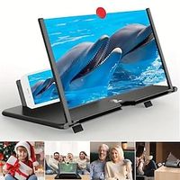 Mobile Phone Desktop Screen Amplifier HD Mobile Phone Amplifier Belt Folding Mobile Phone Desktop Bracket Suitable For Movie Game Mobile Phone Amplifier miniinthebox - thumbnail