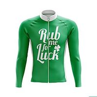 21Grams Men's Long Sleeve Cycling Jersey Spandex Green Bike Top Mountain Bike MTB Road Bike Cycling Quick Dry Moisture Wicking Sports Clothing Apparel  Stretchy  Athleisure Lightinthebox - thumbnail