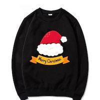 Christmas Cosplay Cartoon Manga Sweatshirt Anime Graphic Top For Men's Women's Unisex Adults' Hot Stamping 100% Polyester Party Festival miniinthebox - thumbnail