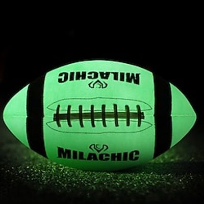 super bowl Luminescent Fluorescent Night Glow Rugby American Standard Game Training Ball Source Lightinthebox