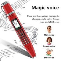 K07 Plus Mini Mobile Phone Pen Dual Sim Camera Fan Bluetooth Dialer Radio Recorder Magic Voice Cellphone Long Standby Time Lightinthebox - thumbnail
