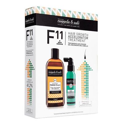 Nuggela & Sulé F11 Hair Growth Accelerator Treatment Shampoo + Serum
