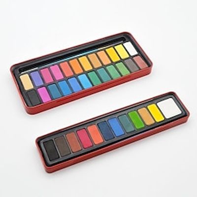 Professional 1824 colors  Solid Watercolor Paints Set Art Watercolor Pigment Paint for Drawing Art Material Supplies Lightinthebox