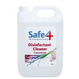 Safe4 Concentrated Disinfectant Cleaner 5Lt