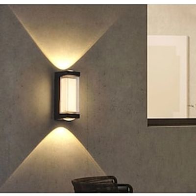 Wall Light Outdoor Indoor LED Outdoor Wall Light 10W 1000LM, Falling Outdoor Wall Light IP65 Waterproof Modern Aluminum Wall Light Lightinthebox