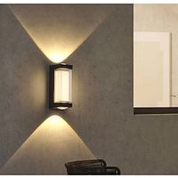 Wall Light Outdoor Indoor LED Outdoor Wall Light 10W 1000LM, Falling Outdoor Wall Light IP65 Waterproof Modern Aluminum Wall Light Lightinthebox - thumbnail