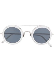 Matsuda round frame sunglasses - White