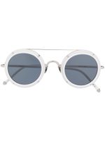 Matsuda round frame sunglasses - White