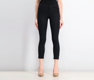 Womens Pixie Ankle Length Pants  Black