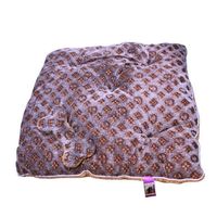 Coco Kindi Cushion with Bone Leopard Spot Washable Fur Bed For Dogs & Cats - Size 2 55x65cm