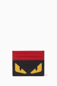 Diabolic Eyes Cardholder in Leather