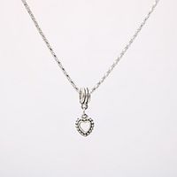 Women's Pendant Necklace Necklace Classic Heart Dainty Unique Design Fashion Modern Silver Plated Chrome Silver 42 cm Necklace Jewelry 1pc For Street Daily Graduation Work Festival / Charm Necklace miniinthebox - thumbnail