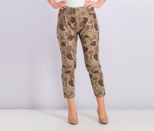 Womens Belt Loops Crop Pants  Camouflage