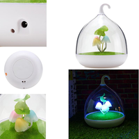 Multicolor Magic Garden Portable Nightlight Dimmable Mushroom Led Sensor Touch Night Light