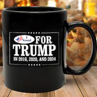 Funny Cofee Mug ,I Voted For Trump Mug 3D Print Mug,Ceramic Funny Coffee Mug Black, Father's Day Gift 1.2oz/330ml Lightinthebox