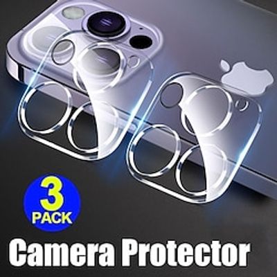 3 Pcs 9H Tempered Glass Back Camera Lens Screen Protector for iPhone 15 14 Pro Max 15 14 Plus 14 Full Cover Camera Protection Glass for iPhone 11 12 13 Pro Max 12 13 Mini Glass miniinthebox