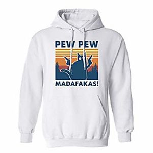 envmenst black cat wars cat funny t shirt -fashion hoodies sweatshirts pullovers (white,l) Lightinthebox
