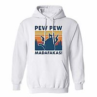 envmenst black cat wars cat funny t shirt -fashion hoodies sweatshirts pullovers (white,l) Lightinthebox - thumbnail